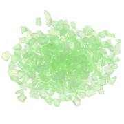 Trucioli di vetro - Lustro irregolare legato alla resina - Verde chiaro AB x7g|raw }}