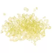 Trucioli di vetro - Lustro irregolare legato alla resina - Giallo AB x7g