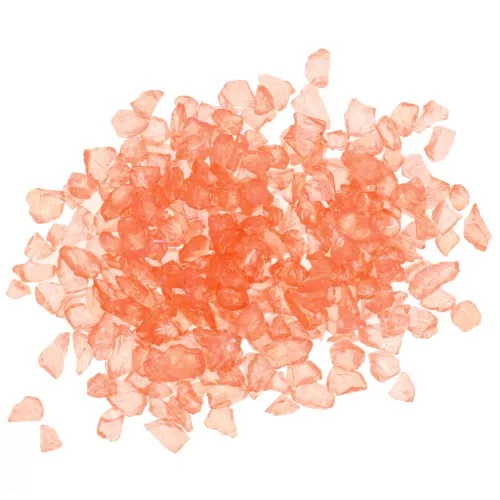 Trucioli di vetro - Lucentezza irregolare della resina - Salmone AB x7g