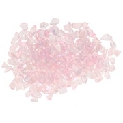 Trucioli di vetro - Lustro irregolare legato alla resina - Rosa chiaro AB x7g