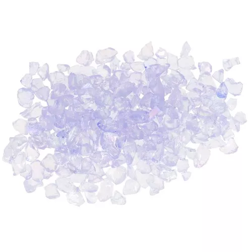 Trucioli di vetro - Lucentezza irregolare della resina - Blu AB x7g