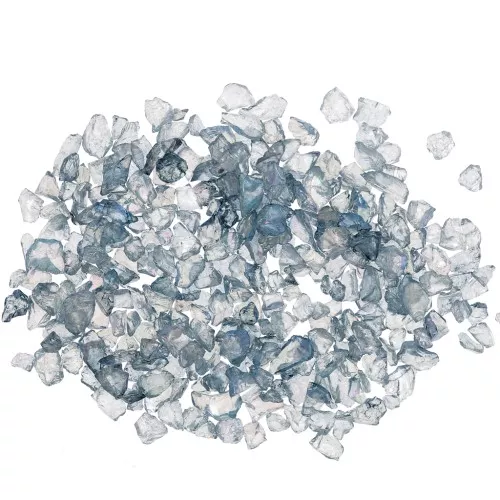 Trucioli di vetro - Lucentezza irregolare della resina - Grigio AB x7g