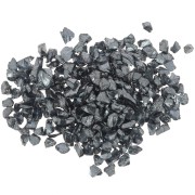 Trucioli di vetro - Resinati a lucentezza irregolare - Nero metallizzato x10g