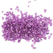 Trucioli di vetro - Lucentezza irregolare della resina - Viola metallizzato x10g|raw }}
