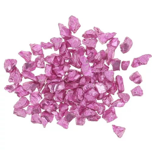 Trucioli di vetro - Lucentezza irregolare della resina - Fucsia metallizzato x10g