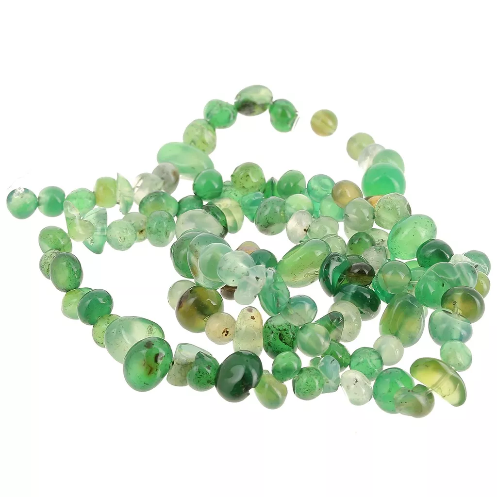 45 perline rotonde sfuse in agata muschiata naturale da 8 mm, per la