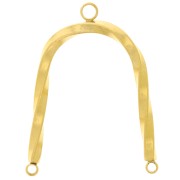 Distanziatori a U per candelabri 31x22 mm - Acciaio inox 304L dorato x2