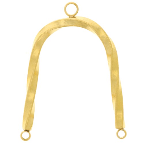 Distanziatori a U per candelabri 31x22 mm - Acciaio inox 304L dorato x2