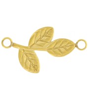 Distanziatori per fogli 2 anelli - 22x12 mm - acciaio inox 316L dorato x4|raw }}