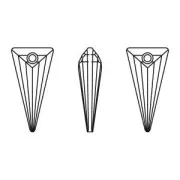 Pendente Spike PureCrystal 6480 18 mm Crystal Bermuda Blue