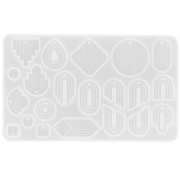 Stampo in silicone per pendenti ad arco in resina - Trasparente x1|raw }}