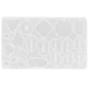 Stampo in silicone per pendenti ad arco in resina - Trasparente x1