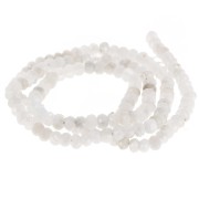 Perle schiacciate sfaccettate 4x3 mm Pietra di luna x 35 cm|raw }}