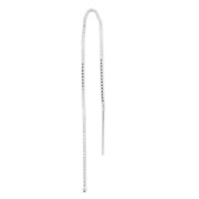 Orecchini catene boules in Argento 925 mm. 110 x2