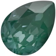 Cabochon PureCrystal 4320 14x10mm -  Crystal Pine Green Ignite x1