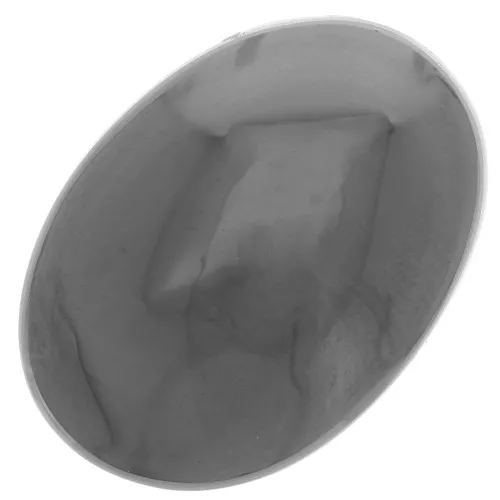 Cabochon pietra preziosa ovale 14x10 mm - Ematite x1