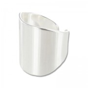 Anello grande 21 mm argentato x1|raw }}