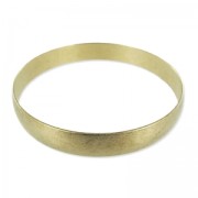 Base per bracciale jonc mezzo-tondo 9.5x70 mm ottone grezzo  x1|raw }}