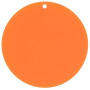 Pendente rotondo in acrilico trasparente 50 mm - Albicocca x1|raw }}