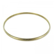 Base per bracciale jonc mezzo-tondo 3.2x70 mm ottone grezzo  x1