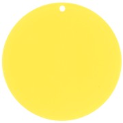 Pendente rotondo in acrilico trasparente 50 mm - Sunshine Yellow x1|raw }}