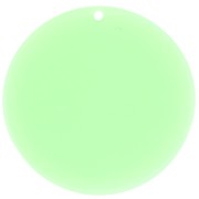 Pendente rotondo in acrilico trasparente 50 mm - Menta x1