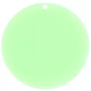 Pendente rotondo in acrilico trasparente 50 mm - Menta x1