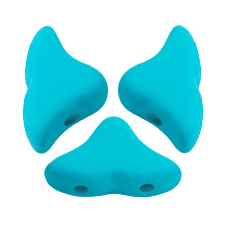 Perle in vetro Hélios® di Puca® 6x10 mm - La Divine Aqua Mat x10g