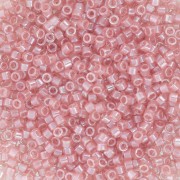 Miyuki Delica 11/0 DB1481-1 - Trasparente con riflessi color salmone x8 g