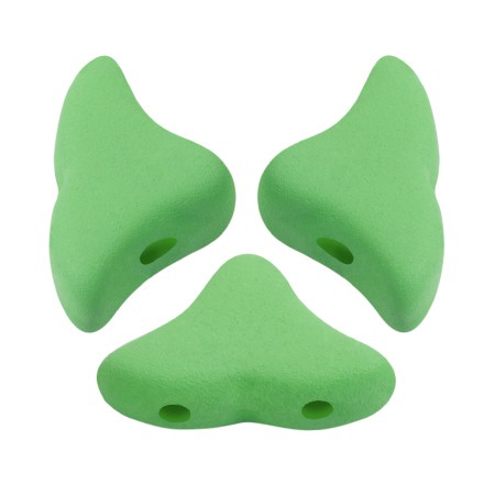 Perle in vetro Hélios® di Puca® 6x10 mm - La Divine Pistachio Mat x10g