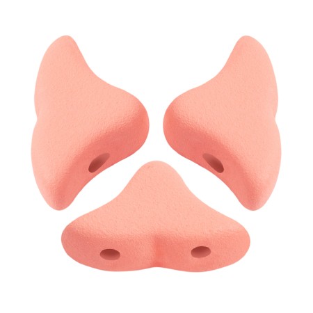 Perle in vetro Hélios® di Puca®  6x10 mm - La Divine Peach Mat x10g