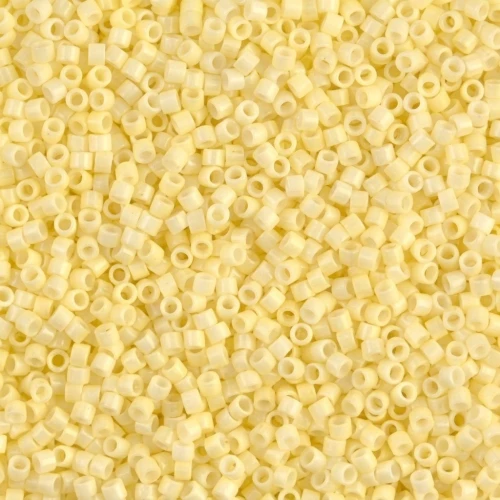 Miyuki Delica 11/0 DB2101 - Duracoat Opaque Light Lemon Ice