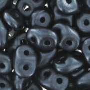 SuperDuo mm. 2.5x5 Pearl Coat Charcoal x10g