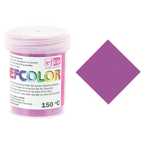 Polvere Efcolor di sovrasmalto Malva x25ml