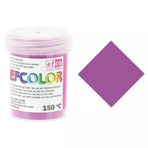 Polvere Efcolor di sovrasmalto Malva x25ml