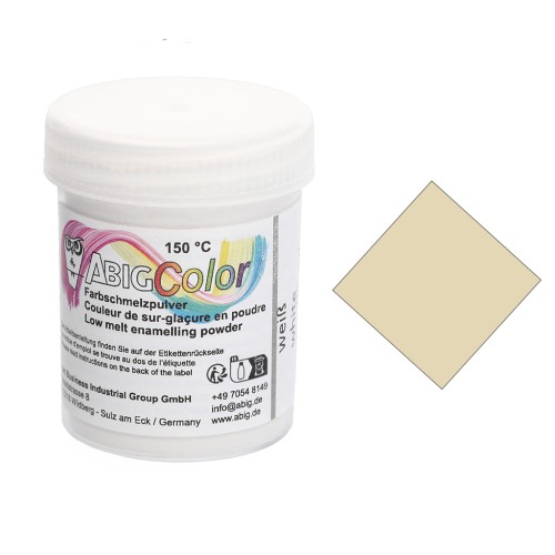 Polvere di sovrasmalto avorio x25ml