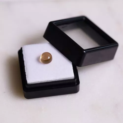 Citrino naturale - cabochon rotondo - 6,1 mm - 1,1 carati x1