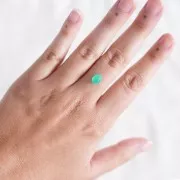 Crisoprasio a pera 8x6,3 mm - 1,52 carati