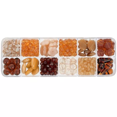 Assortimento di perle Preciosa Ornela - Topazio x200g