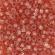 Rocaille Miyuki 11/0 642 - Dyed Salmon S/L Alabaster x8g|raw }}