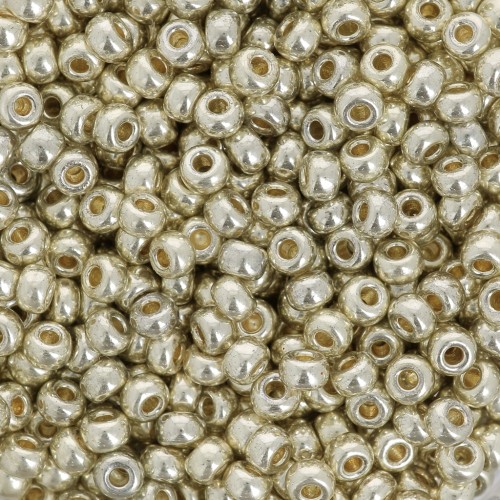 Rocaille Miyuki Duracoat 8/0 4201 - Argento galvanizzato x 100 g