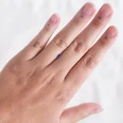 Zaffiro rettangolare 4x3 mm - 0,30 carati