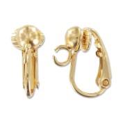 Ganci a clip decorazione palla mm. 5 dorato con oro fino x2|raw }}
