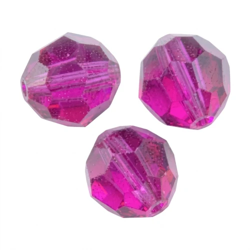 PureCrystal 5000 Perla rotonda da 8 mm - Fucsia x1