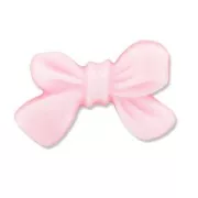 Cabochon nodo in resina 23x14 mm Rosa chiaro