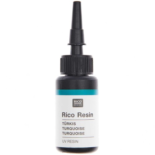 Resina colorata UV - Rico Design - Turchese x10ml