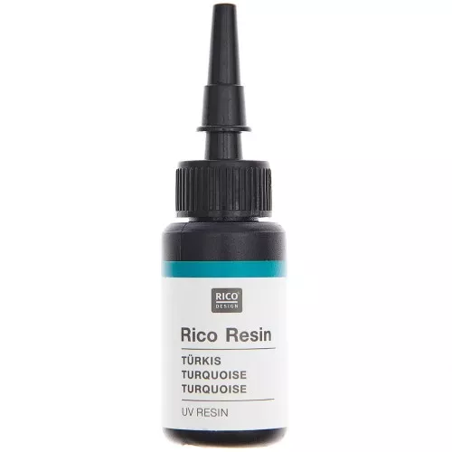 Resina colorata UV - Rico Design - Turchese x10ml
