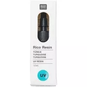 Resina colorata UV - Rico Design - Turchese x10ml