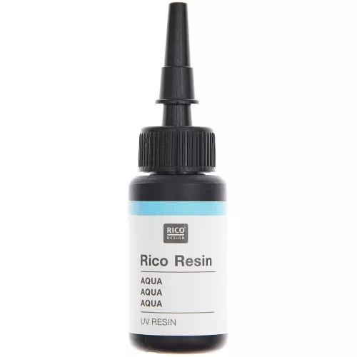 Resina colorata UV - Rico Design - Aqua x10ml