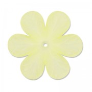 Fiori 33 mm Giallo chiaro Frosted